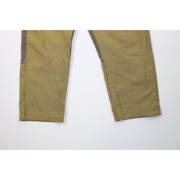 Vintage 90s Wrangler Mens Size 36x27 Faded Hunting Field Brush Denim Jean Brown - Picture 4 of 11